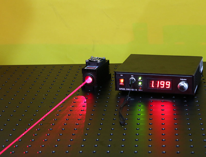 671nm 50mW Red DPSS Laser Diode Pumped Solid State laser - Click Image to Close